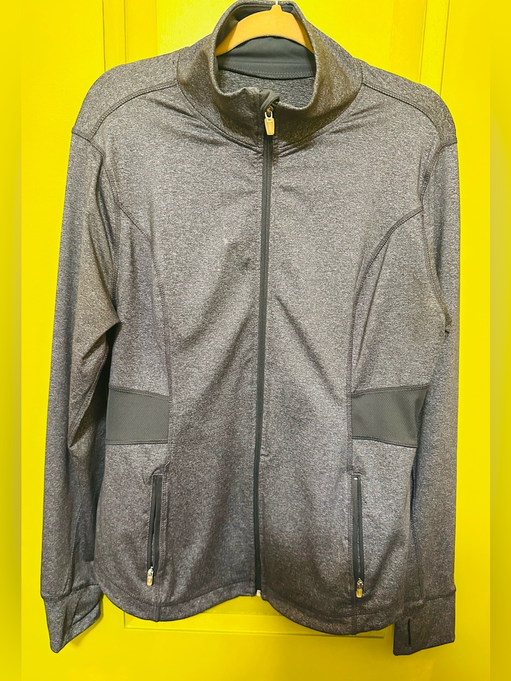 Old Navy Gray Full-Zip Performance Jacket